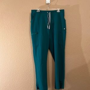Green Figs Yola Skinny Scrub Pants Size Large.